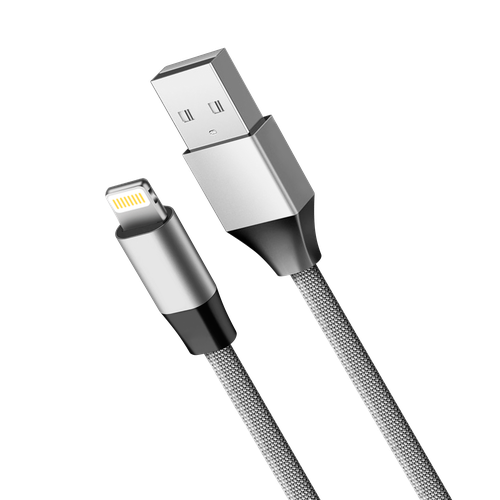 Кабель 007-001 USB-s8pin (Lightning) для Apple, 1.0 м, текстильный