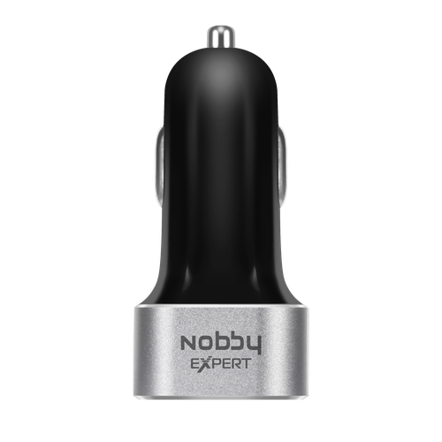 Auto charger Nobby Expert 027-001, Type C -USB, PD + QC3.0